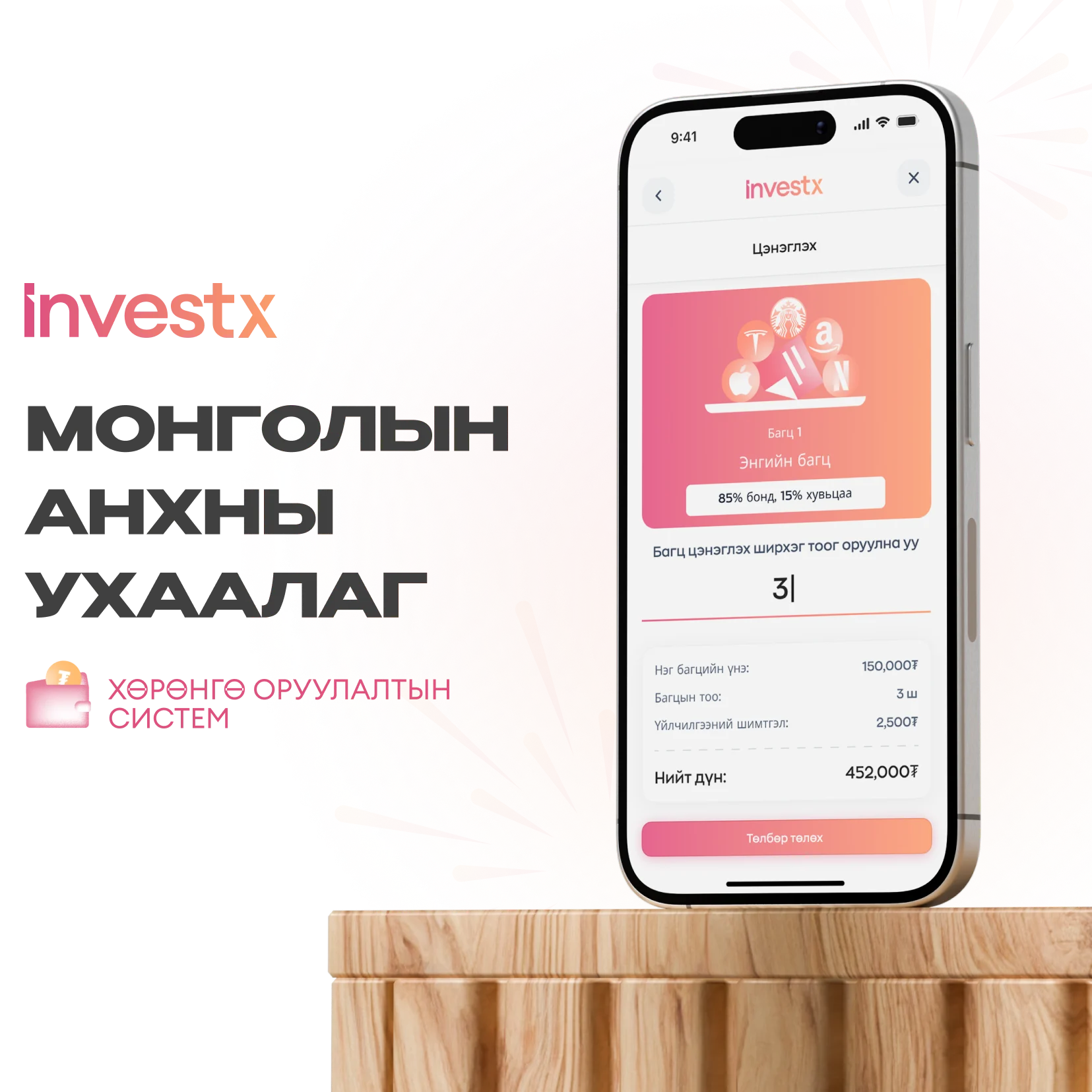 InvestX Application